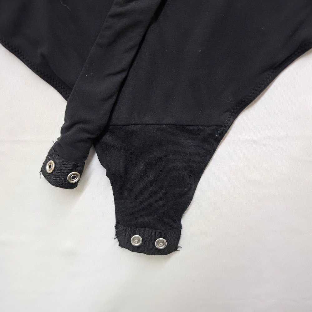 Auden Luxury Collection Padded Cup Seamless Thong Bodysuit Black Small S - Picture 8 of 11